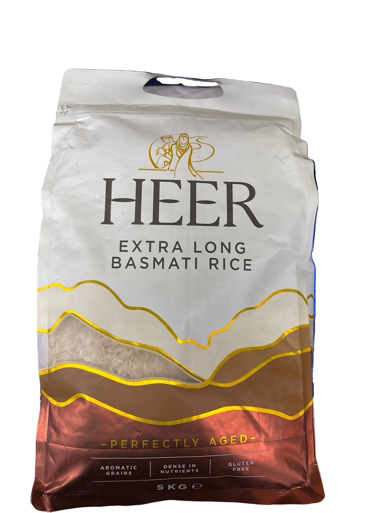 Heer Extra Long Basmati Rice 5000G - MATHA Supermarket